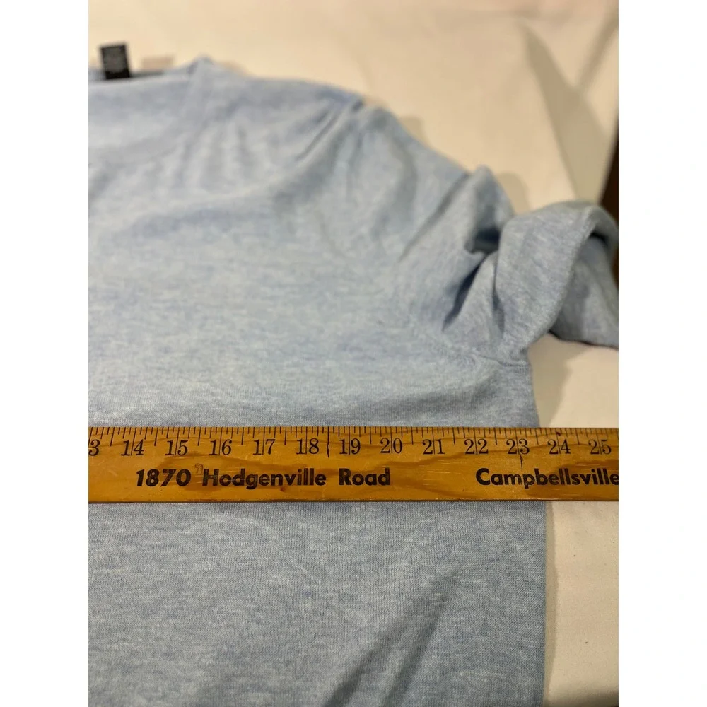 Christian Lacroix Pima Cotton Silk Cashmere Crew Neck Sweater Men XL Ice Blue‎